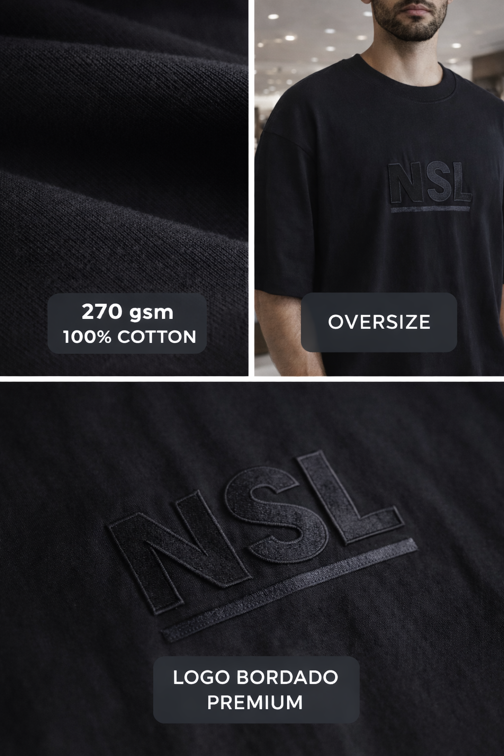 NSL Unisex Oversized T-Shirt - foto 4